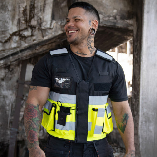 GILET DE SECURITE KORNTEX PERSONNALISE 'BONN'