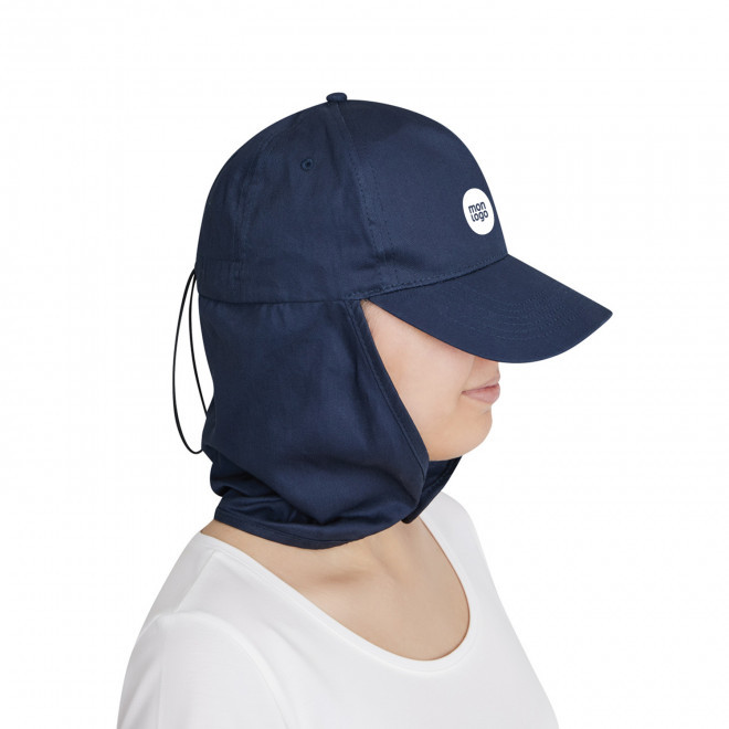 CASQUETTE PERSONNALISABLE PROTEGE NUQUE 'PROTECT'
