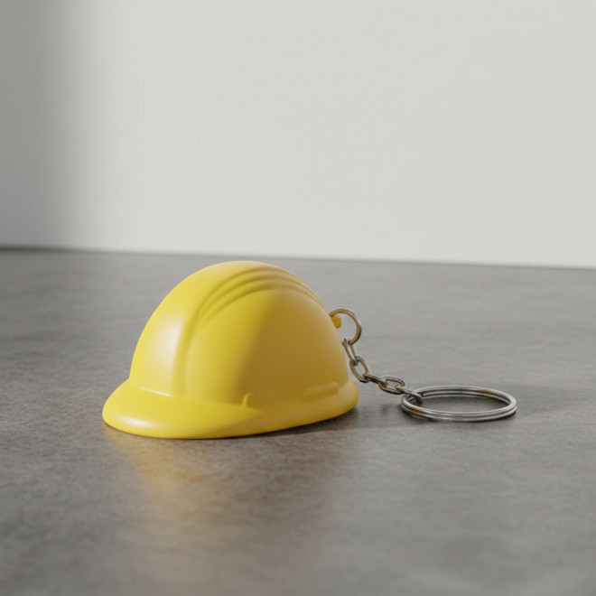 PORTE CLES PERSONNALISABLE ANTI STRESS CASQUE 'KASKI'