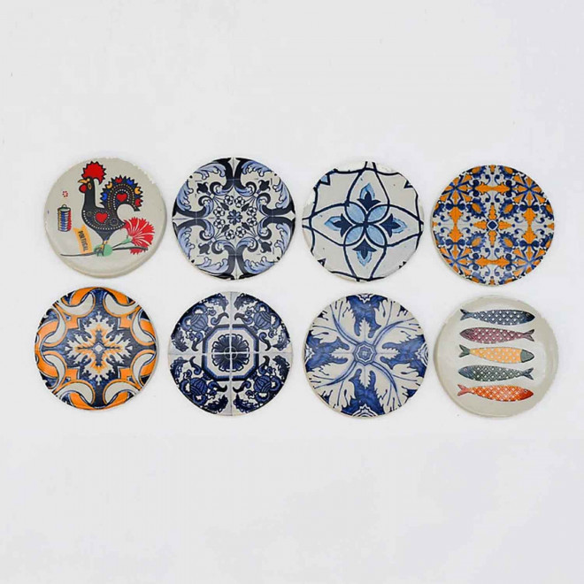 MAGNET EN CERAMIQUE PERSONNALISE 'BARCELONA'