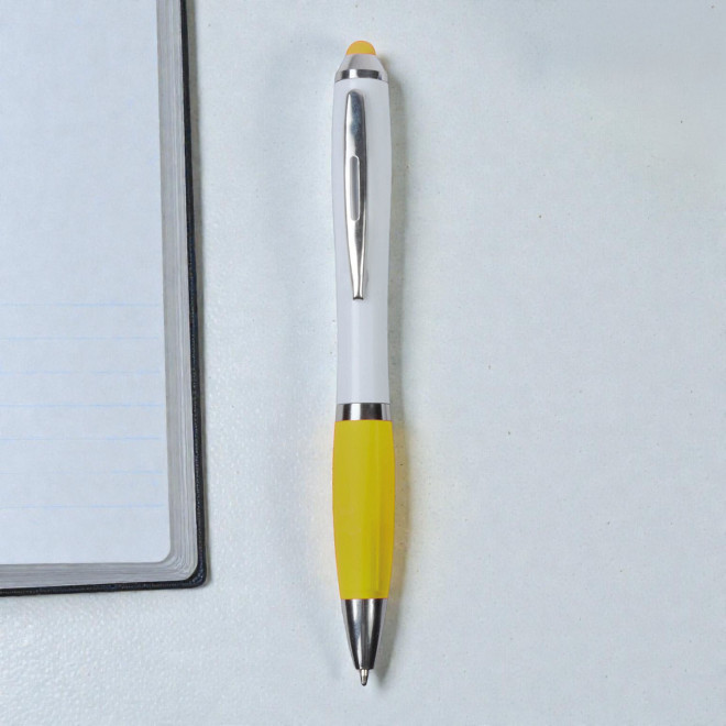 STYLO POUR ECRAN TACTILE PERSONNALISABLE 'NASH BLANCO'