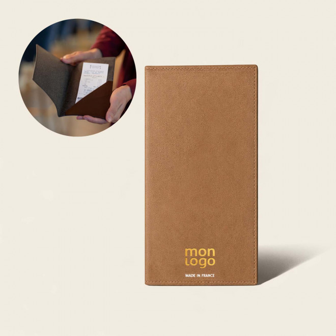 PORTE ADDITION EN CUIR PERSONNALISE 'LANOTE DOUBLE'