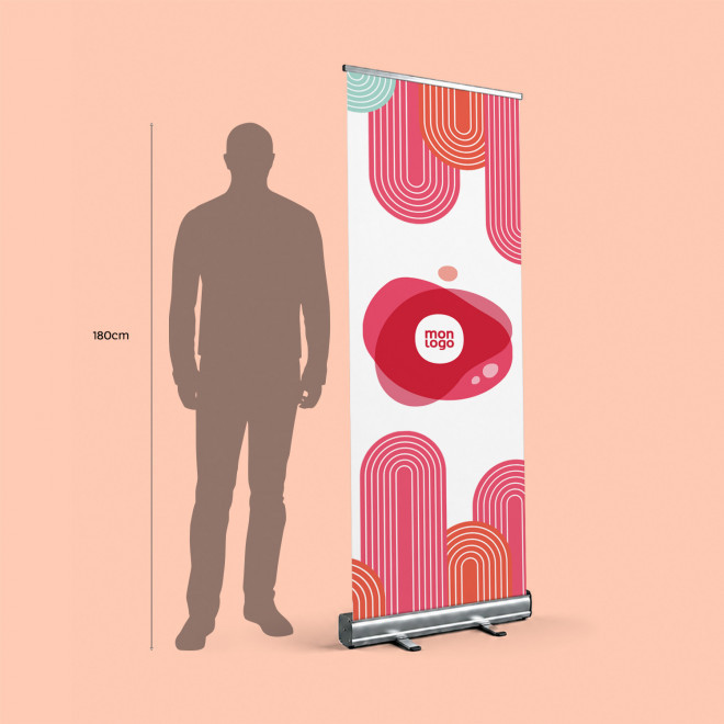 ROLL UP ECONOMIQUE PERSONNALISE 'ANIMATION ECO'