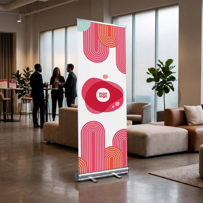 ROLL UP ECONOMIQUE PERSONNALISE 'ANIMATION ECO'