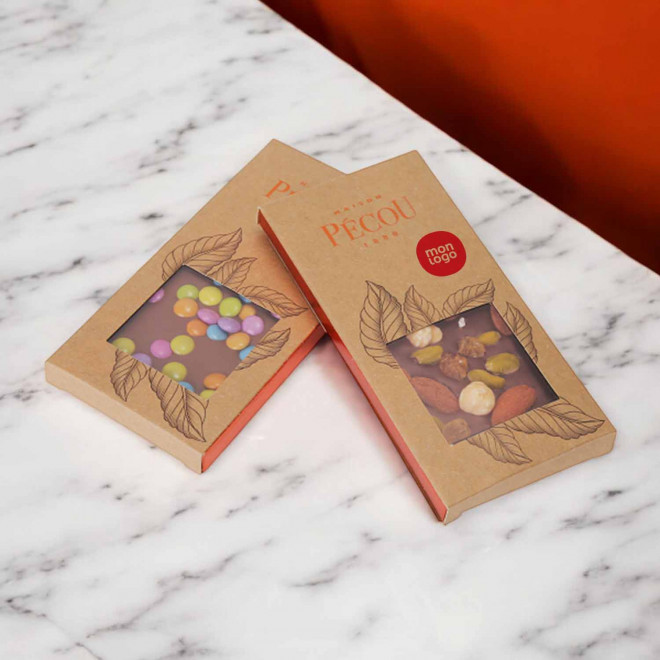 TABLETTE DE CHOCOLAT PERSONNALISÉE AU LAIT & CO 'ZOKA'