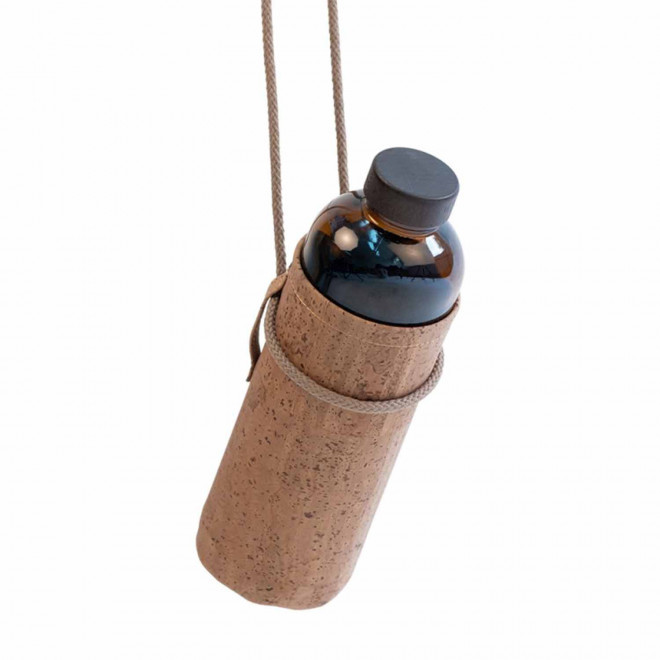 GOURDE EN VERRE PERSONNALISABLE RECYCLÉE 'KORKUR'