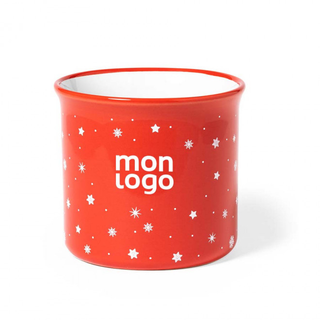 TASSE PERSONNALISÉE DE NOËL EN CÉRAMIQUE 'PUSSAR'