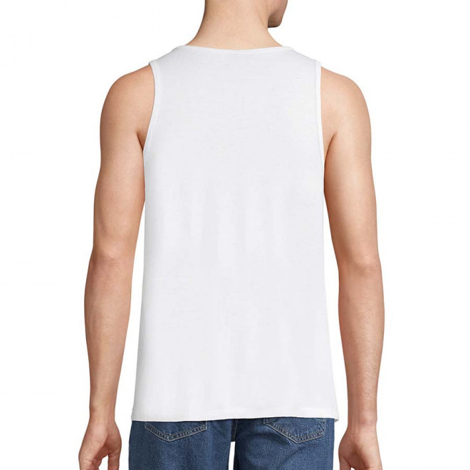 DEBARDEUR PERSONNALISE MIXTE BIO BLANC 'CRUSADER TT'