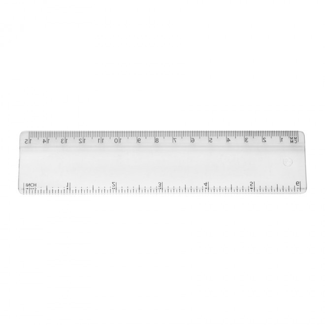 RÈGLE PERSONNALISÉE EN PLASTIQUE 15 CM 'RULER'