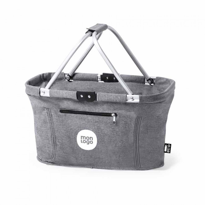PANIER PERSONNALISABLE PLIABLE EN RPET 'CESOLE'