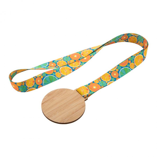 MÉDAILLE EN BOIS PERSONNALISABLE 'DOMINA'