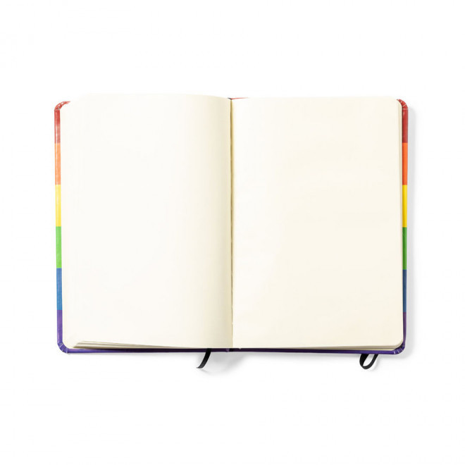 CARNET PERSONNALISABLE ARC EN CIEL 'AUREL'