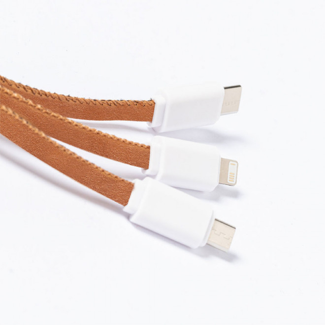 CABLE EN CUIR RECYCLE PERSONNALISABLE 'TARIA'