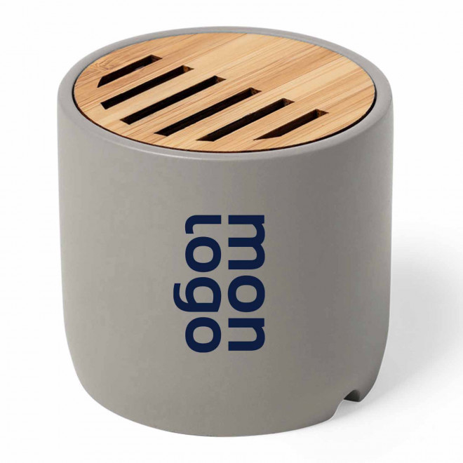 ENCEINTE PERSONNALISEE 3W BAMBOU CIMENT 'NOVACIM'