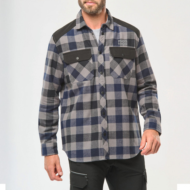 CHEMISE A CARREAUX PERSONNALISABLE 'CARROX'