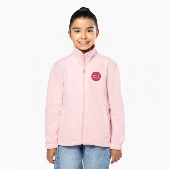 POLAIRE ZIPPE ENFANT PERSONNALISABLE 'KARIPOL'