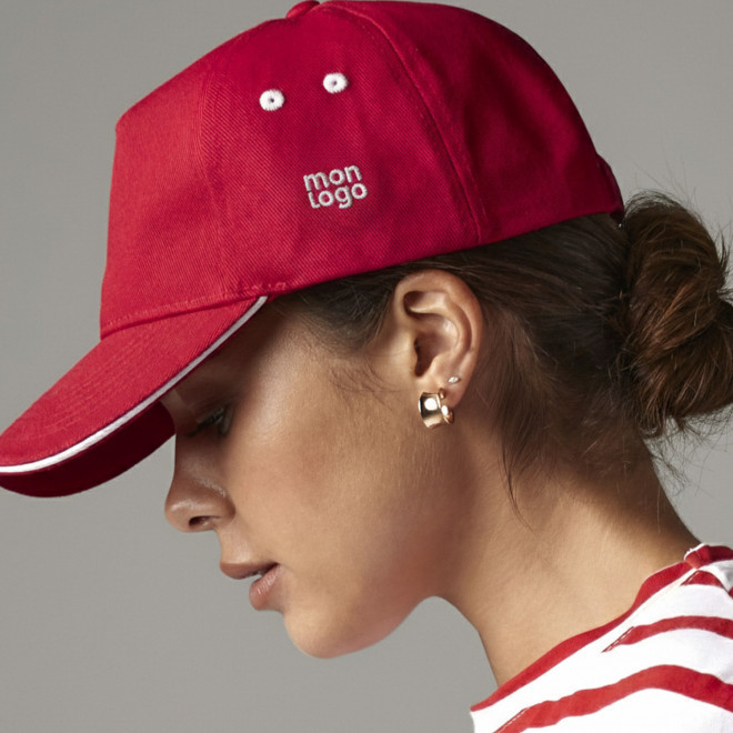 CASQUETTE BEECHFIELD PERSONNALISABLE 'SANDWICH PEAK'