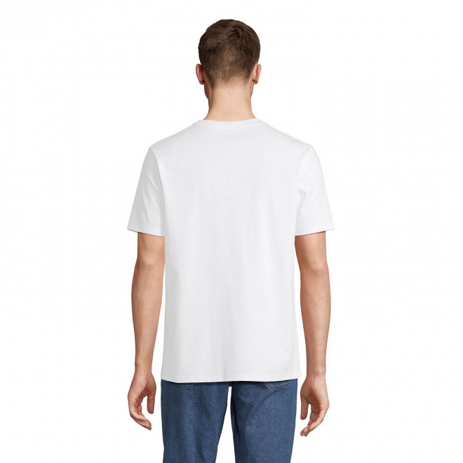 TEE SHIRT MIXTE BLANC EASYCARE PERSONNALISABLE 'LYAM'