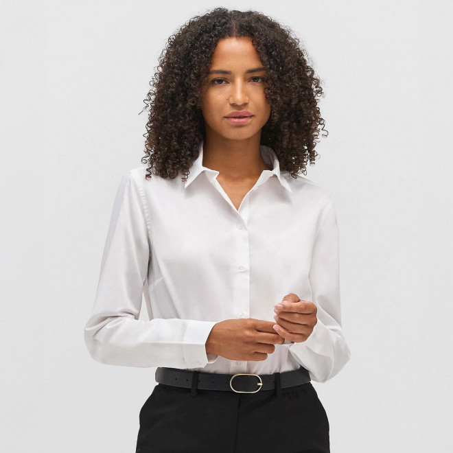 CHEMISE FEMME POPELINE PERSONNALISABLE 'BAILEY'