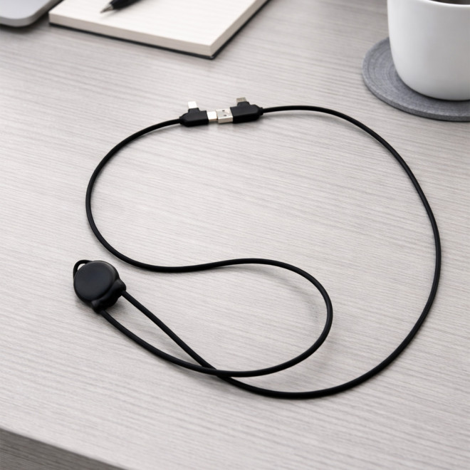 CABLE DE CHARGE 12W PERSONNALISABLE 'OCTOLONGI'