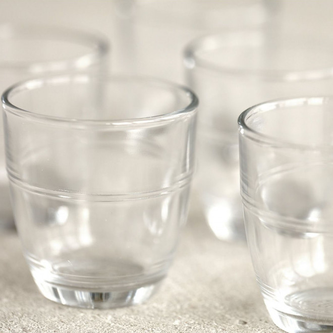 VERRE PUBLICITAIRE EN VERRE DURALEX 22CL 'LE GIGOGNE'