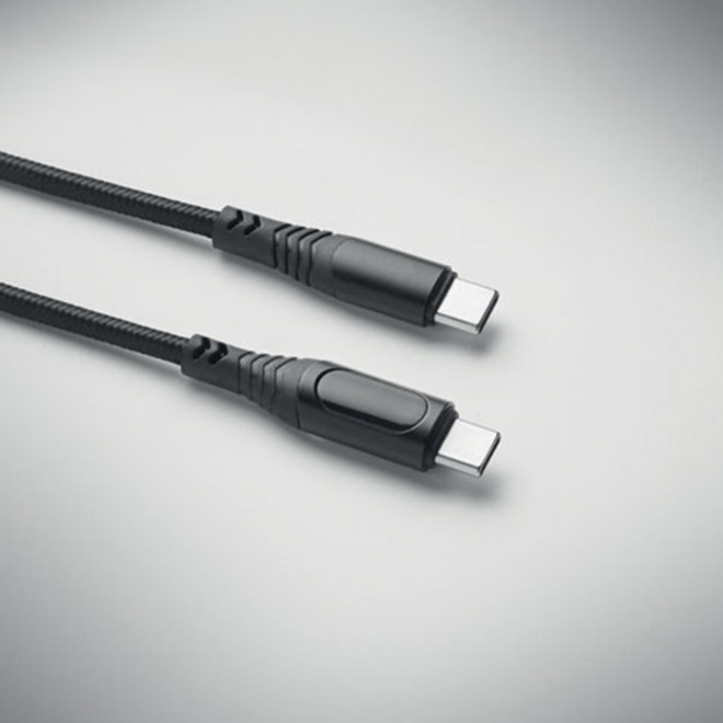 CABLE DE CHARGE PERSONNALISABLE 100 W 'SUPERCHARG'
