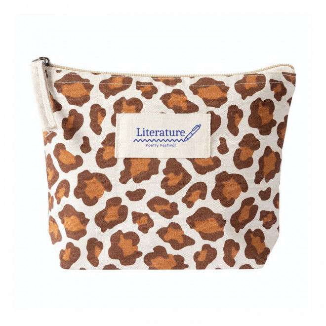 TROUSSE PERSONNALISABLE EN COTON LEOPARD 'SALESSE'
