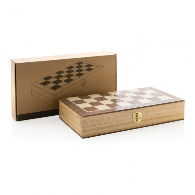 JEU ECHECS EN BOIS 'PERSONNALISABLE STRATO'