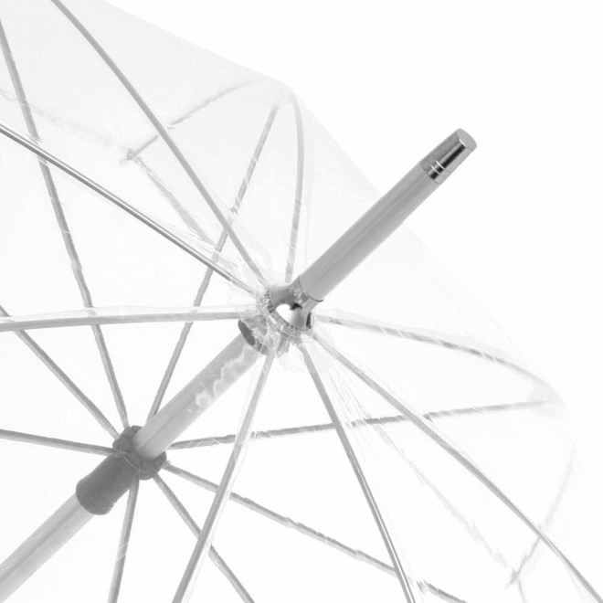PARAPLUIE TRANSPARENT CANNE PERSONNALISABLE 'LENCO'