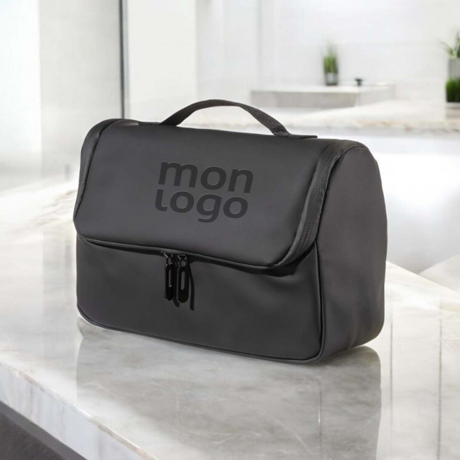 TROUSSE DE TOILETTE PERSONNALISEE EN PU 'OLYMPOS'