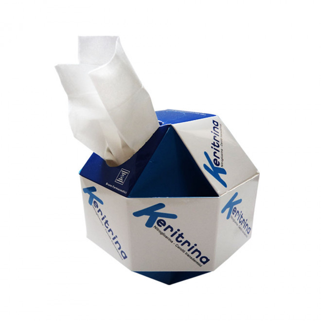 BOITE DE MOUCHOIRS PUBLICITAIRE 'TCHOUMA'