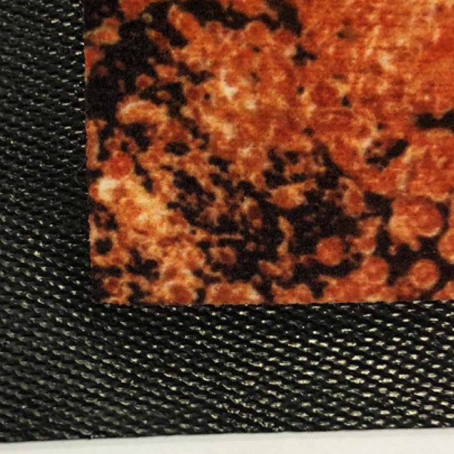 TAPIS INTERIEUR PUBLICITAIRE 'MILOW POLYESTER TRICOTE'