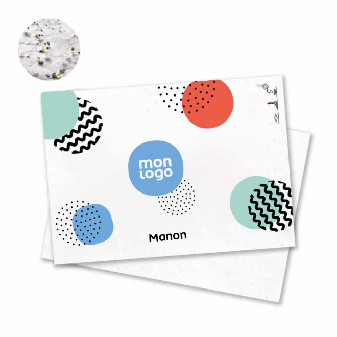 PAPIER ENSEMENCE MIE PERSONNALISE 'HORTUS' A5