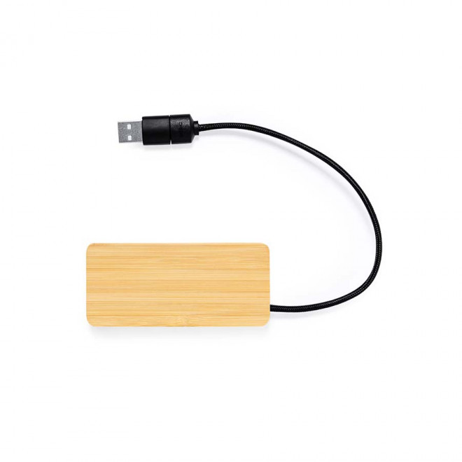 PORT USB BAMBOU LED TYPE C PUBLICITAIRE 'BAMBERPORT'