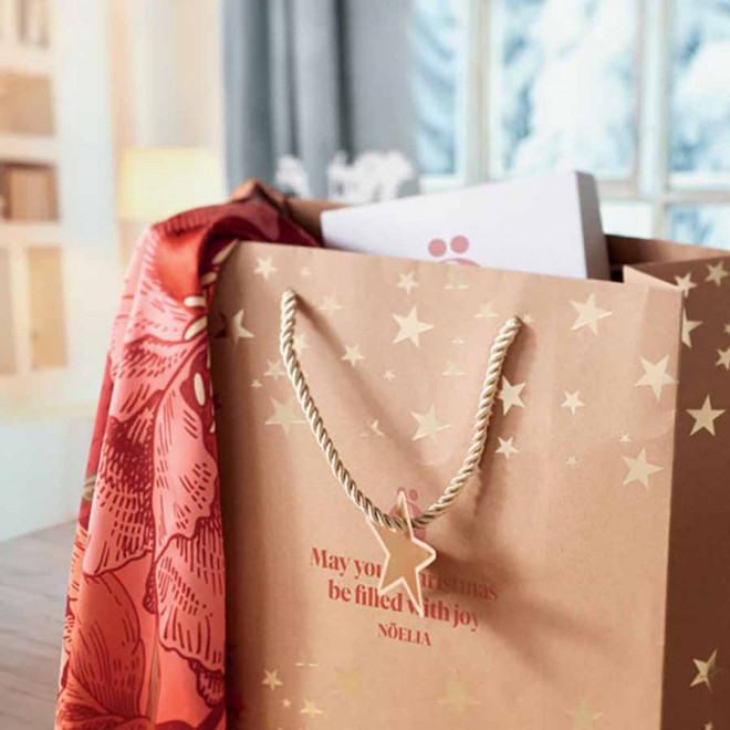 SAC DE CADEAU NOEL PUBLICITAIRE 'OFERTO' 