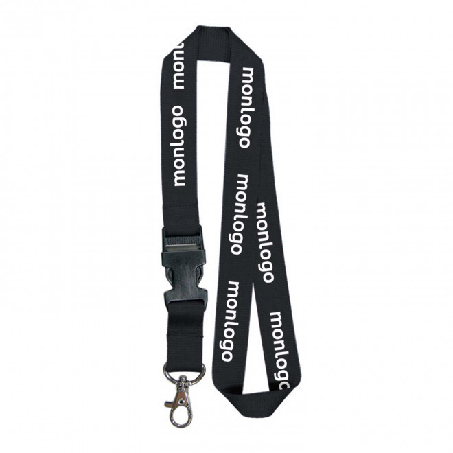 TOUR DE COU PERSONNALISABLE AVEC CLIP DETACHABLE 'LAZO' 4J