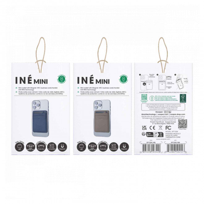 PORTE CARTES PERSONNALISÉ XOOPAR® 'INE MINI' EXP. 72H