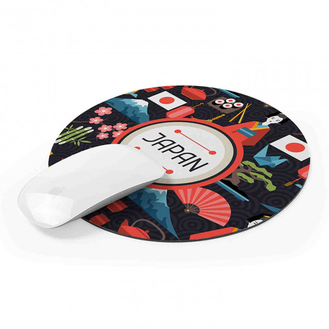 TAPIS DE SOURIS PERSONNALISABLE ROND 'SULIM SUBLI'
