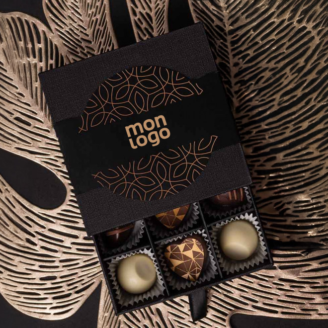 COFFRET PERSONNALISABLE DE 9 CHOCOLATS 'MOMENT'