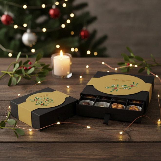 COFFRET PERSONNALISABLE DE 16 CHOCOLATS 'MOMENT'