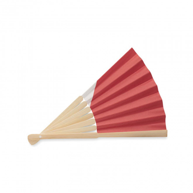 EVENTAIL EN BAMBOU PERSONNALISABLE 'FANNY FLAG'