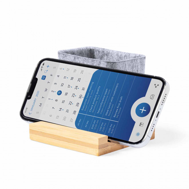 POT À CRAYONS FEUTRINE RPET PERSONNALISABLE 'UFFICIA'