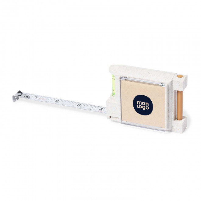 METRE 3M ET BLOC NOTES PERSONNALISABLE 'METRO PAD BLE'