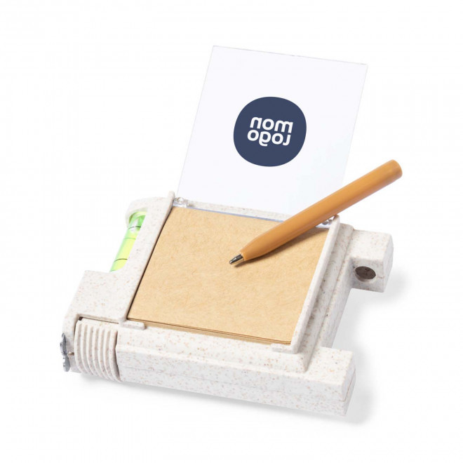 METRE 3M ET BLOC NOTES PERSONNALISABLE 'METRO PAD BLE'