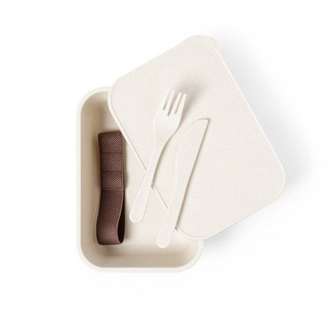 LUNCH BOX PERSONNALISABLE AVEC COUVERTS 'DOPPITA MAX'