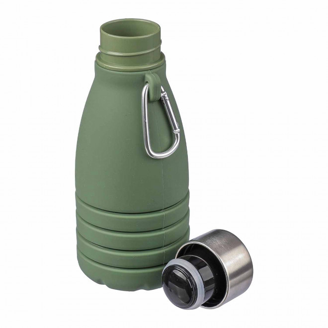 GOURDE PLIABLE PERSONNALISABLE AVEC MOUSQUETON 'PLIU'