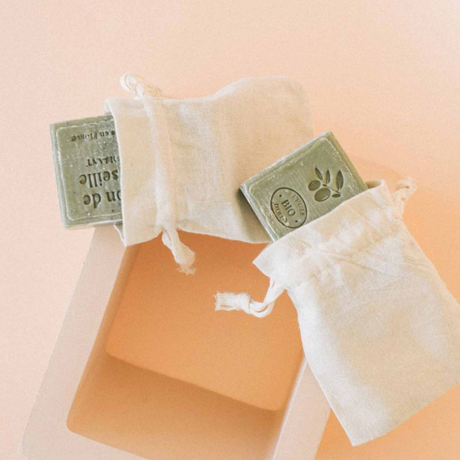 SAVON DE MARSEILLE 100GR PERSONNALISABLE 'HIUMA'