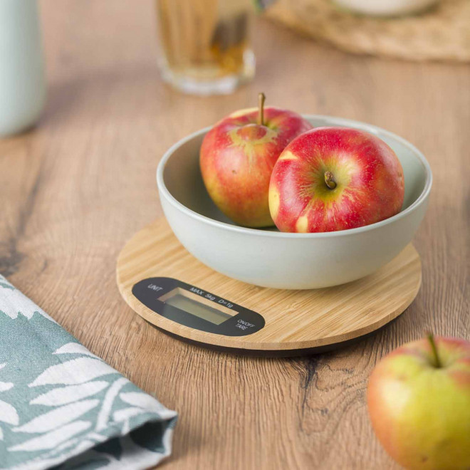 BALANCE DE CUISINE RONDE PERSONALISABLE 'EKILIBRY'