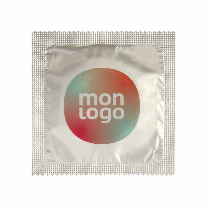 PRÉSERVATIF PERSONNALISABLE AVEC FOIL 'UNO SHINY'