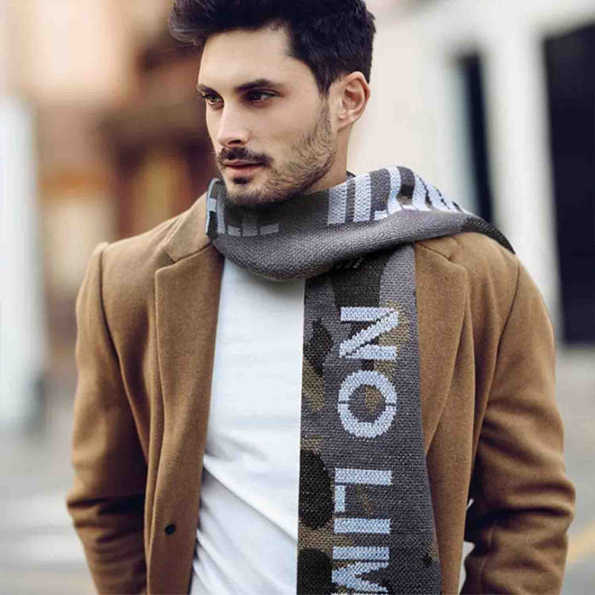 ECHARPE TISSEE JACQUARD PERSONNALISABLE 'STADIUM BRODE'